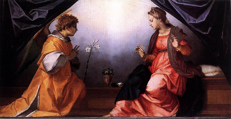 Andrea del Sarto Annunciation oil painting picture